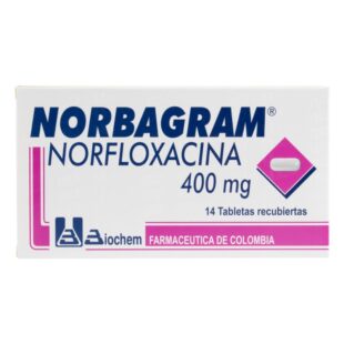 NORBAGRAM 400 MG 14 TBS