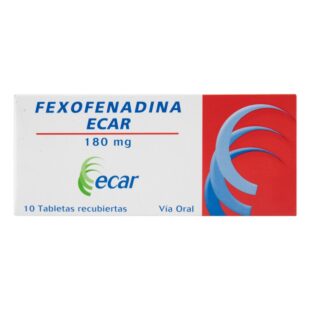FEXOFENADINA 180 MG 10 TBS ECAR