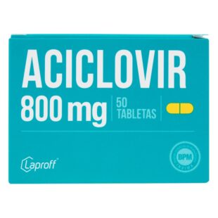 ACICLOVIR 800 MG 50 TABLETAS LP