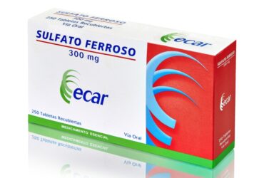 SULFATO FERROSO 300 MG 250 TABLETAS EC