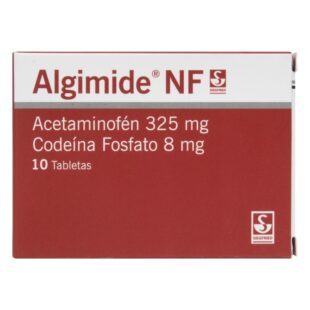 ALGIMIDE NF 325/8 MG 10 TBS ACETAM/CODE