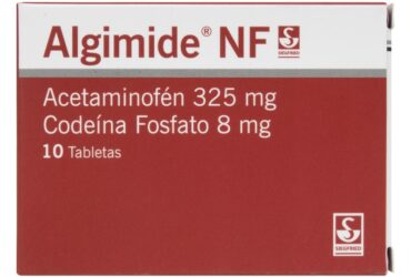 ALGIMIDE NF 325/8 MG 10 TBS ACETAM/CODE