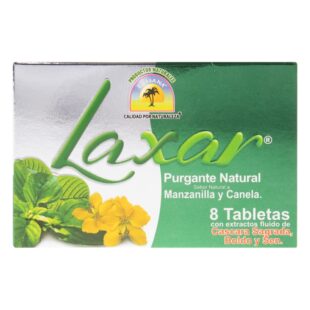 LAXAR PURGANTE MANZANILLA Y CANELA 8 TBS