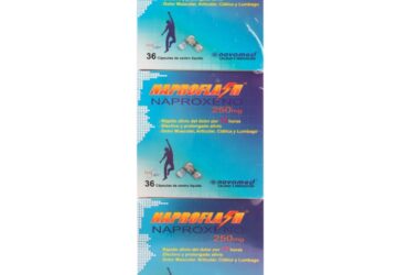 NAPROFLASH 250MG 36 CAPSULAS PG 2 LLEV.3