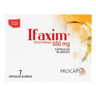 IFAXIM 550 MG 7 CAPSULAS
