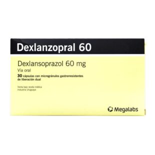 DEXLANZOPRAL 60 MG 30 CAPSULAS(3%+)(PAE)