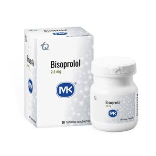 BISOPROLOL 2.5 MG 30 TABLETAS MK(P)10520