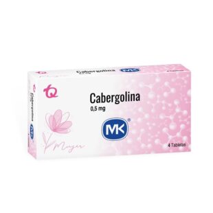 CABERGOLINA 0.5 MG 4 TABLETAS MK(P)37933