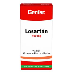 LOSARTAN 100 MG 30 COMPRIMIDOS GF