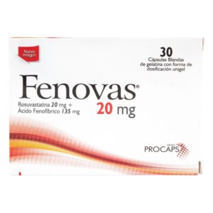 FENOVAS 20 MG 30 CAPS.BLANDAS(PAE)