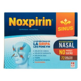 NOXPIRIN SINUS 72 TABLETAS