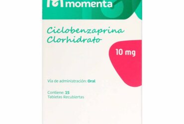 CICLOBENZAPRINA 10 MG. 15 TBS MOMENTA