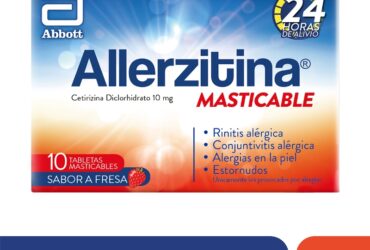 ALLERZITINA MASTICABLE FRESA 10MG 10TBS