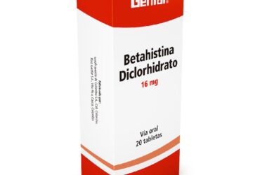 BETAHISTINA 16 MG 20 TABLETAS GF