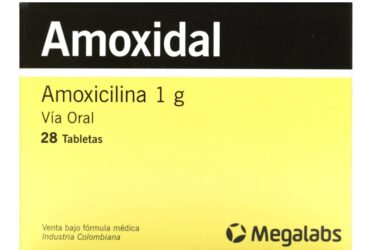 AMOXIDAL 1 GRAMO 28 TABLETAS(PAE)