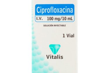 CIPROFLOXACINA 100MG/10 ML 1 AMPOLLA VT