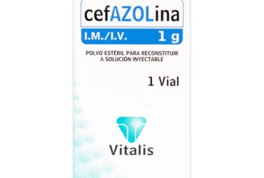 CEFAZOLINA 1 G-C1 1 AMPOLLA VT