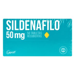SILDENAFILO 50 MG 50 TABLETAS LP