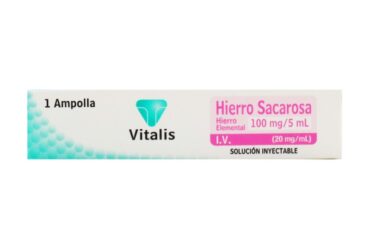 HIERRO SACAROSA 100 MG 1 AMP VT