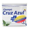 CHAMPU CRUZ AZUL 45ML+PEINE 6UND DISPLAY