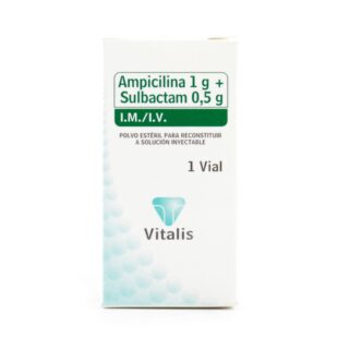 AMPICILINA+SULBACTAM 1AMP 1.5GR. VT