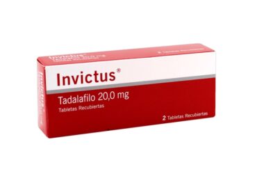 INVICTUS TADALAFILO 20 MG 2 TBS RECUB