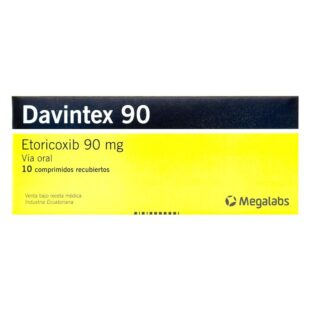 DAVINTEX 90 MG 10 COMPRIMIDOS RECUBIERT.