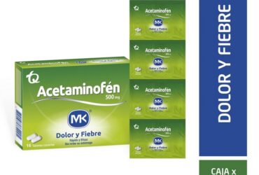 ACETAMINOFEN 500 MG 16 TBS MK