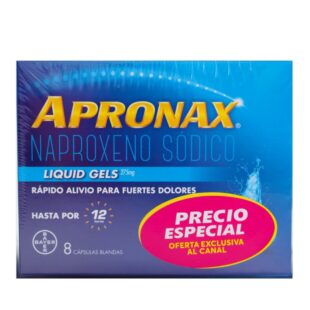 APRONAX L.GEL 275MG 50CAP+APRO 8 CAP P.E