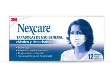 TAPABOCAS NEXCARE USO GENERAL 12 UND