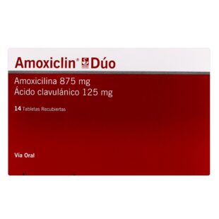 AMOXICLIN DUO 875MG/125MG 14 TBS REC