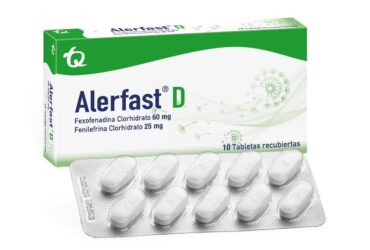 ALERFAST D 60MG/25MG 10 TABLETAS(PAE)