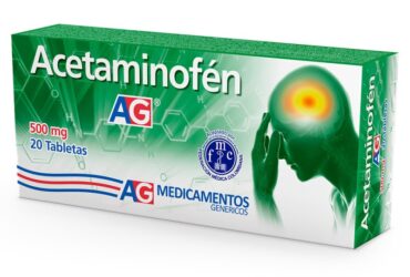 ACETAMINOFEN 500 MG 20 TABLETAS AG