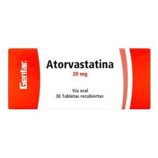 ATORVASTATINA 20 MG 30 TBS GF