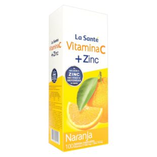 VITAMINA C 500MG + ZINC NAR 100TBS MAST