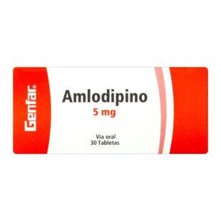 AMLODIPINO 5 MG 30 TBS GF