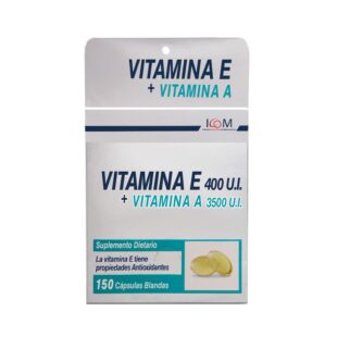 VITAMINA E 400 UI+A 3500 UI 150 CAP.ICOM