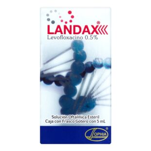 LANDAX (LEVOFLOXACINO 0.5%) 5 ML