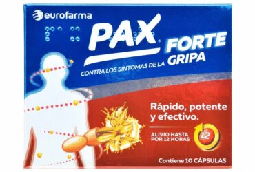 PAX FORTE 400 MG 10 CAPSULAS