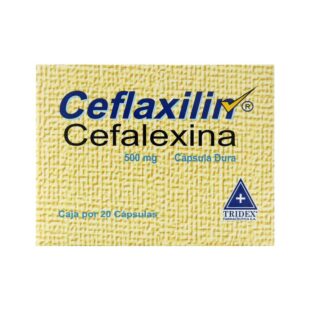 CEFLAXILIN CEFALEXINA 500MG 20CAP TRIDEX