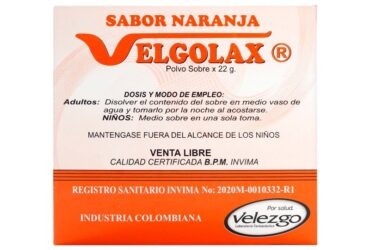 VELGOLAX POLVO NARANJA 22 GRAMOS
