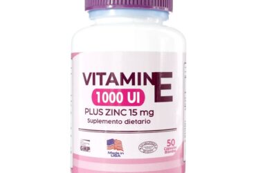 VITAMINA E 1000 U.I. ZINC 15 MG 50 CAPS.