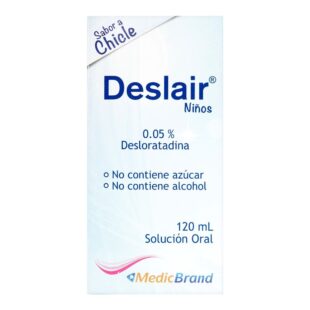 DESLAIR 0.05% SOL.ORAL CHICLE 120 ML COA