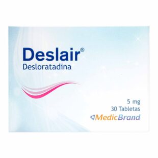 DESLAIR 5 MG CAJA 30 TABLETAS COA