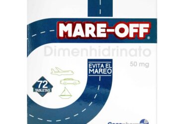 MARE OFF 50 MG CAJA 72 TABLETAS COA