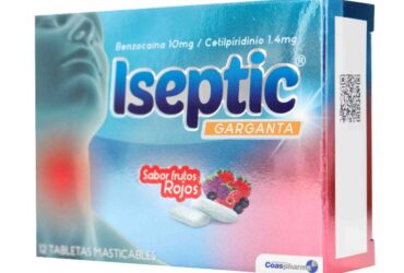 ISEPTIC FRUTOS ROJOS CAJA 12 TBS COA