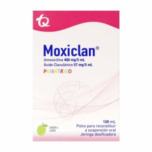 MOXICLAN PEDIAT.400 MG/5ML FCO 100ML MK