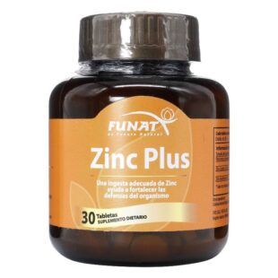 ZINC PLUS FRASCO 30 TBS