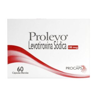 PROLEVO 100 MCG 60 CAPS BLANDAS