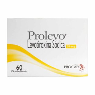 PROLEVO 50 MCG 60 CAPS BLANDAS
